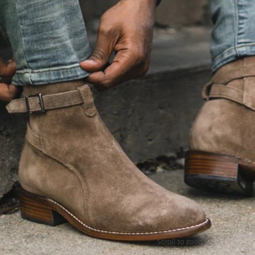 *NEW* Thursday Boot Men's Rogue Jodhpur Boot in Taupe Suede